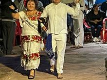 The grand entrance.  There was some kind of contest or hierarchy.