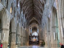 Nave of Worcester Cathedral 