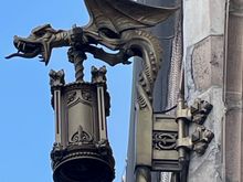Gargoyle outside of the Post Office