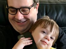 Nick, hoping Ethan doesn’t take too much of a liking to his phone…