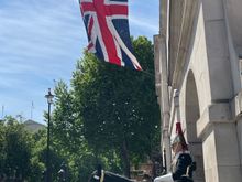 Horse Guard with Union Jack