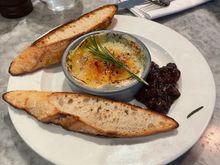 Found it! Camembert appetizer with cranberry chutney