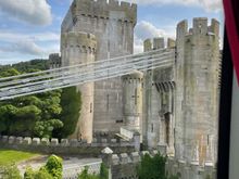 Suspension Bridge coming into town
