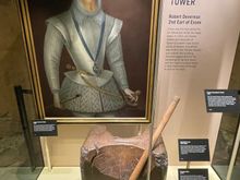 One guy who wasn't happy to see the Welcome to the London Tower sign, Robert Devereux, 2nd Earl of Essex. He was a favorite of Queen Elizabeth the 1st, until he wasn't. Last person to be beheaded in the Tower, February 25, 1601.