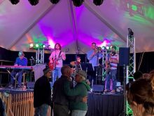 ...and on the bandstand there was some white boy soul music!