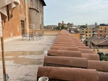 "balcony" -- more like a gigantic private terrace. 