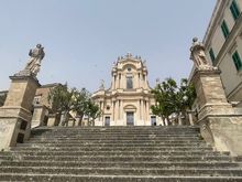 Atop a not-quite-as-grand-staircase, but at a higher point in the city is Chiesa di San Giovanni Evangelista