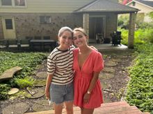 Here are my sweeties. They had a backyard workday before my SILs birthday party. 