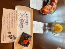 That chocolate cake was delicious 