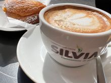 When your name is Silvia, you don't often see it printed on tableware. When you do, you take a picture.  