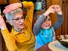 Itsey bitsey spider was a huge hit with him