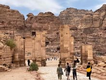 Passing through the Temenos gateway, separating the commercial part of the city from the sacred