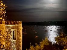 Full moon on our last night in Dinard