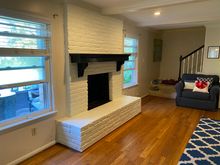 Here's how it turned out. I'm happy with it; the room is so much brighter!