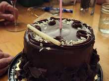 Nikki brought a beautiful cake