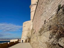Along the walls of Fort St. Jean