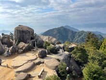 Summit of Mt Misen with beautiful views of the inland sea