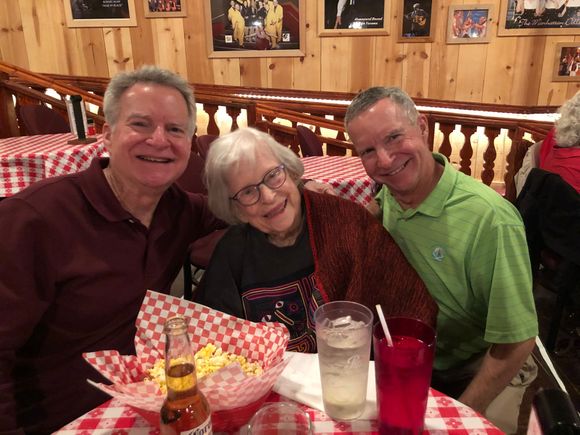 Mom and her only kids.