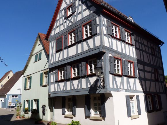Half timbered houses