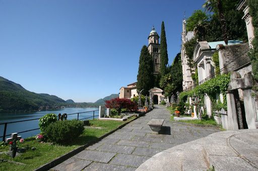 Cemetary of Morcote (Canton of Ticino)