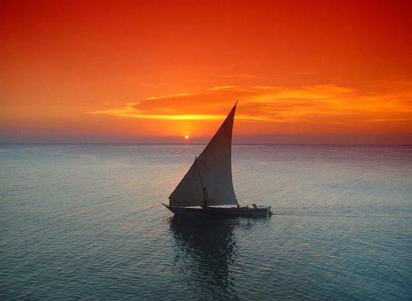  Sunset from  our Serena Hotel.