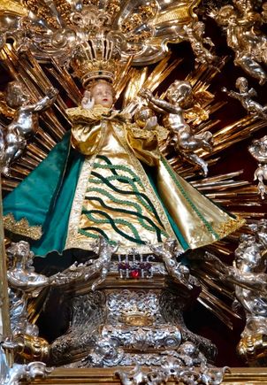 The Infant Jesus of Prague doll dates from the 1600s and resides in one of the Catholic churches. Parishioners believe she grants their wishes. 