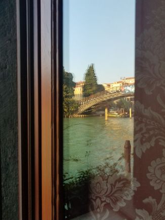 Reflection in the window 