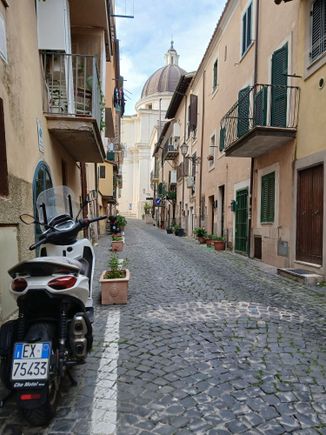 By lanes of Castel Gandolfo