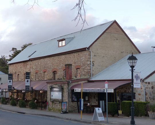 Restored historic buildings. 