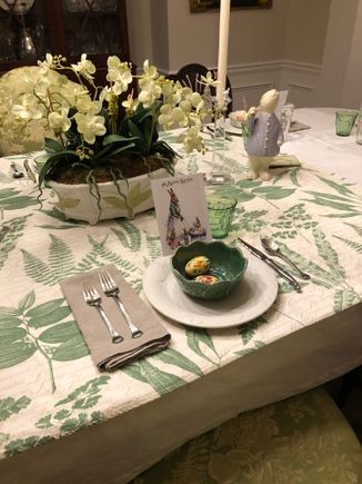 
Casual dining for an Easter breakfast
