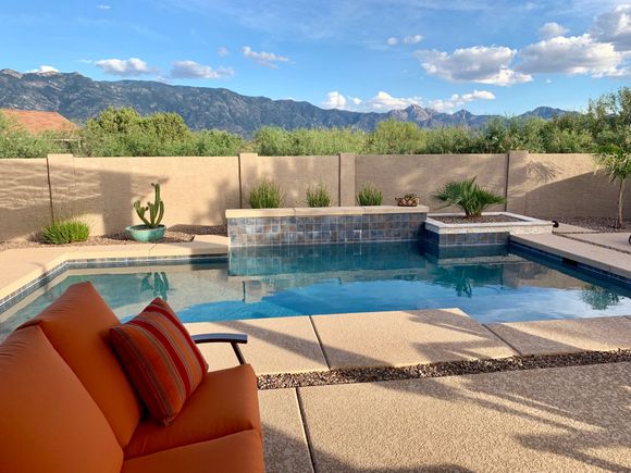 My brother’s backyard. 