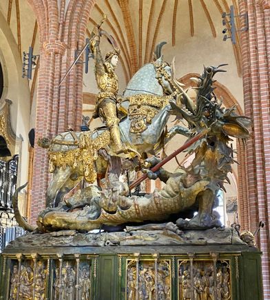 George slaying the dragon 