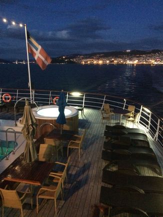 Sailing out of Vigo, Spain harbor