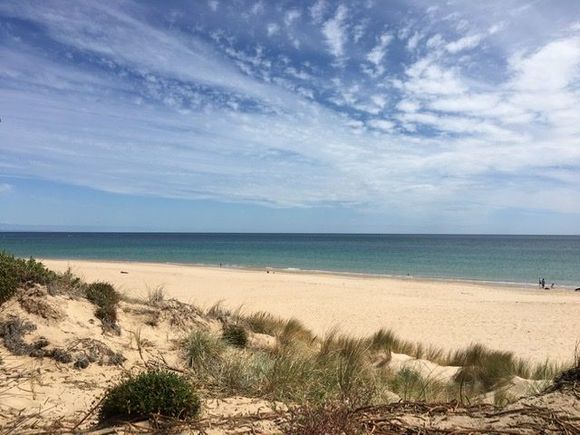 Our local beach, nice and quiet