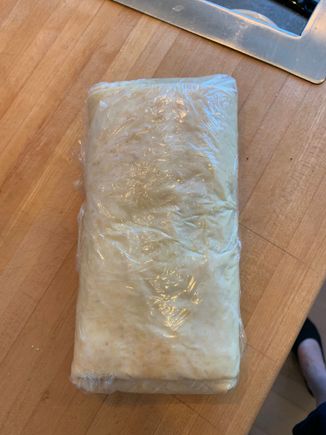 Before baking (this is the one I froze)