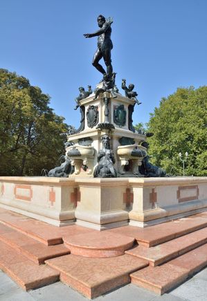  Neptune Fountain at Laeken Brussels.