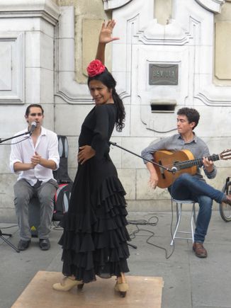 Street flamenco