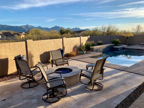 My brother’s backyard.