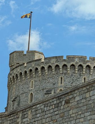 The Royal Standard is flying!