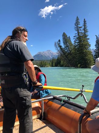 Kim,  has been rowing on the river for 30 yrs.