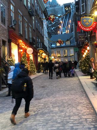 Christmas Day, lower Quebec City