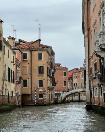 Another view of Venice and the Grand Canal from our private water taxi