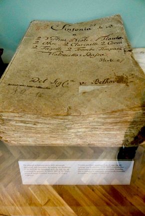  Original score for one of Beethoven’s symphonies 