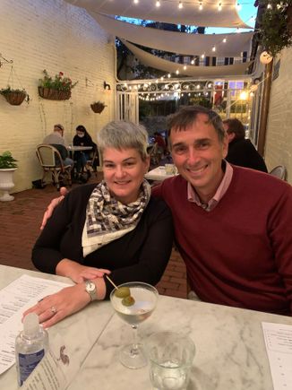 My dear mr. gruezi and me still going strong after 33 years. 