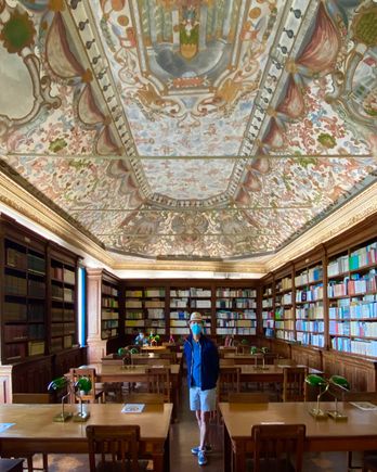 The gorgeous library 