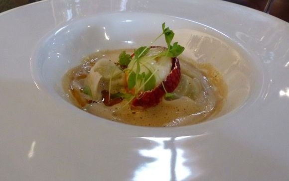 Lobster dish was an add on....rich and delicious