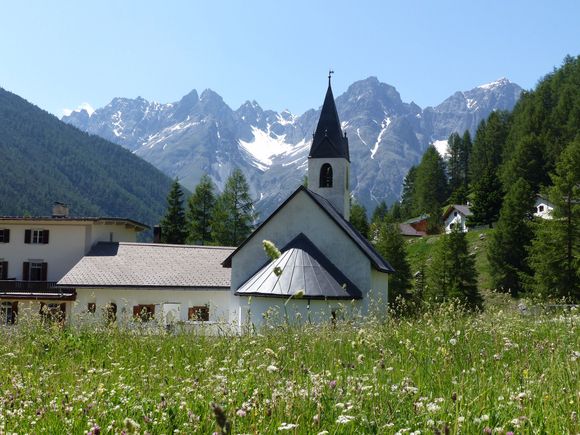 Tiny hamlet, still has a church
