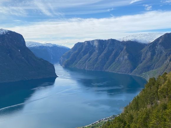 View from Stigastein viewpoint 