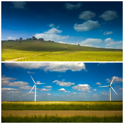 I got beautiful landscape pictures on a clear sunny day, which could easily pass off as the Windows Wallpapers