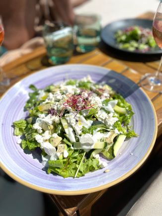 The gem salad at Beach Club Hvar. One of the best salads of my life!